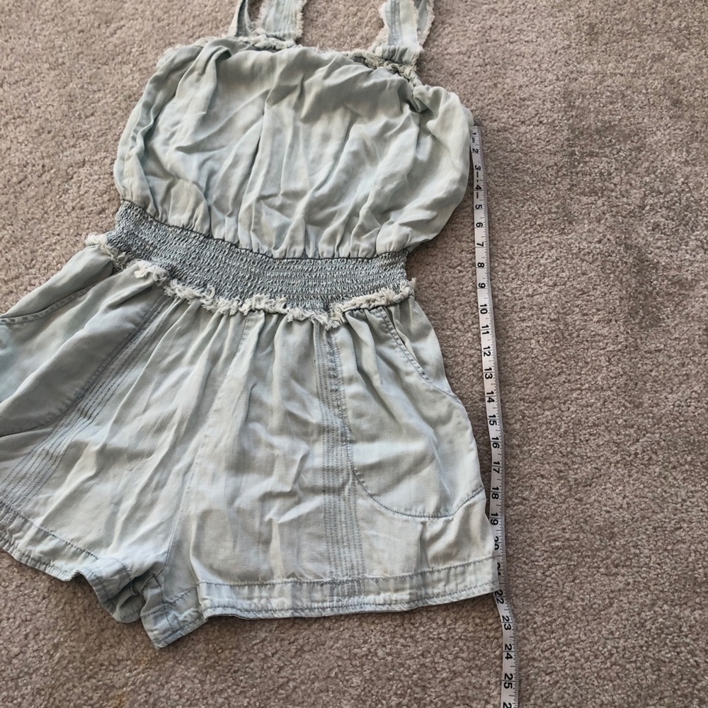 Ramy Brook Chambray Raquel Romper Size Large Style A0522506 - Picture 5 of 8